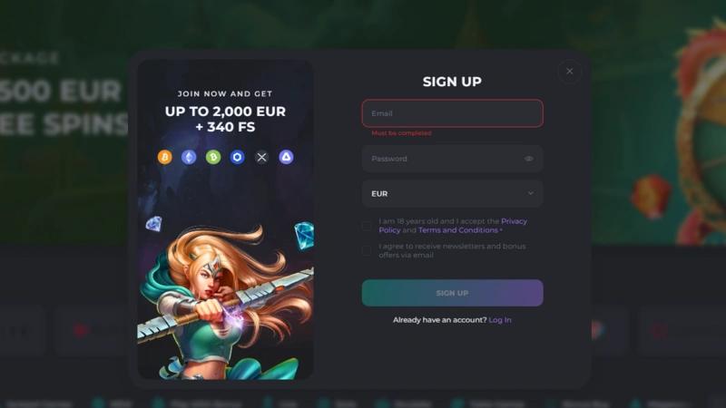 casinobello login page