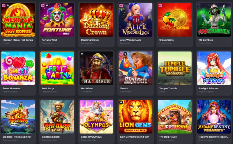 casinobello slots page